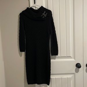 Calvin Klein black sweater dress size small